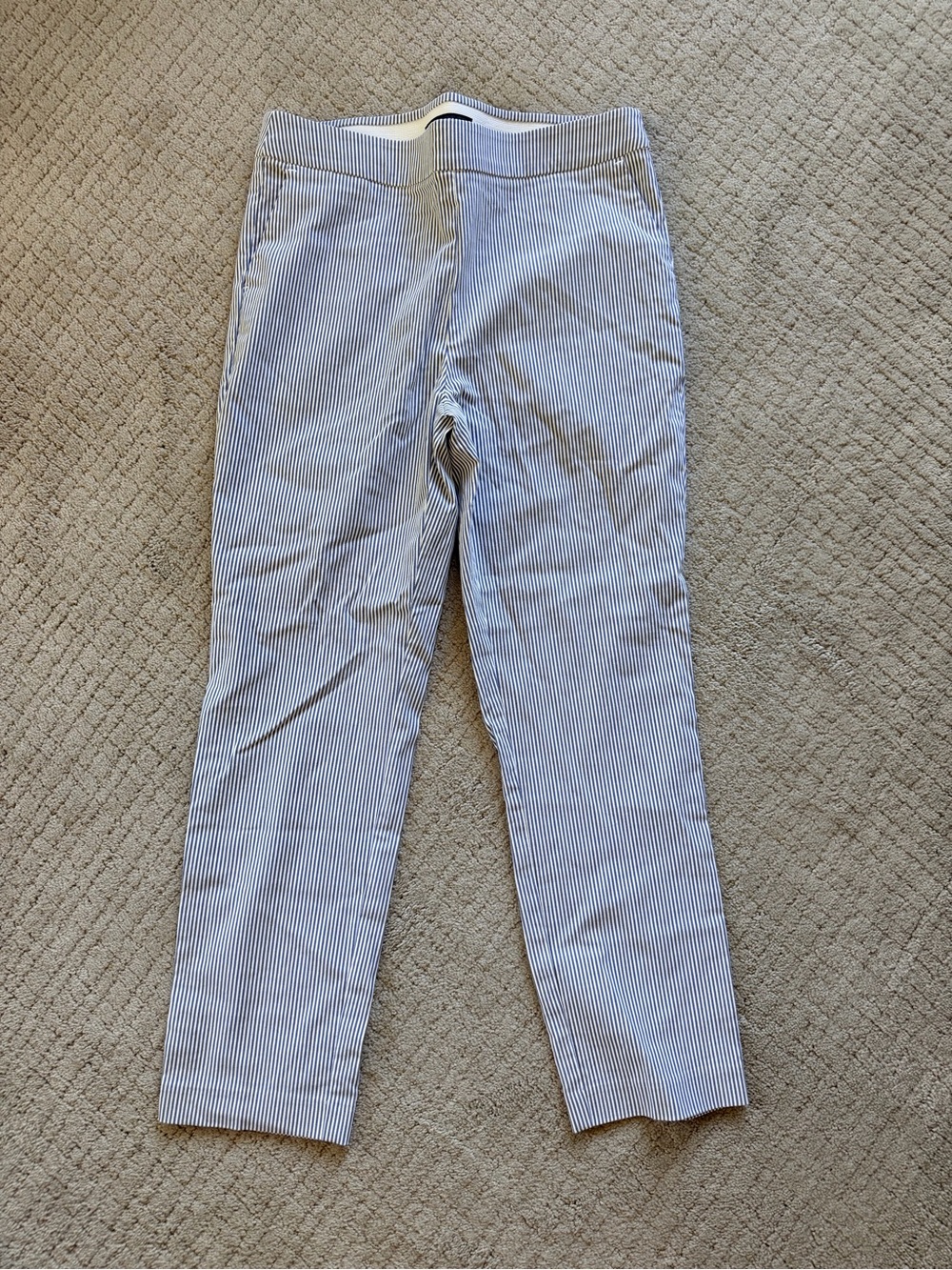 Counterparts Blue and White Pinstripe Chinos